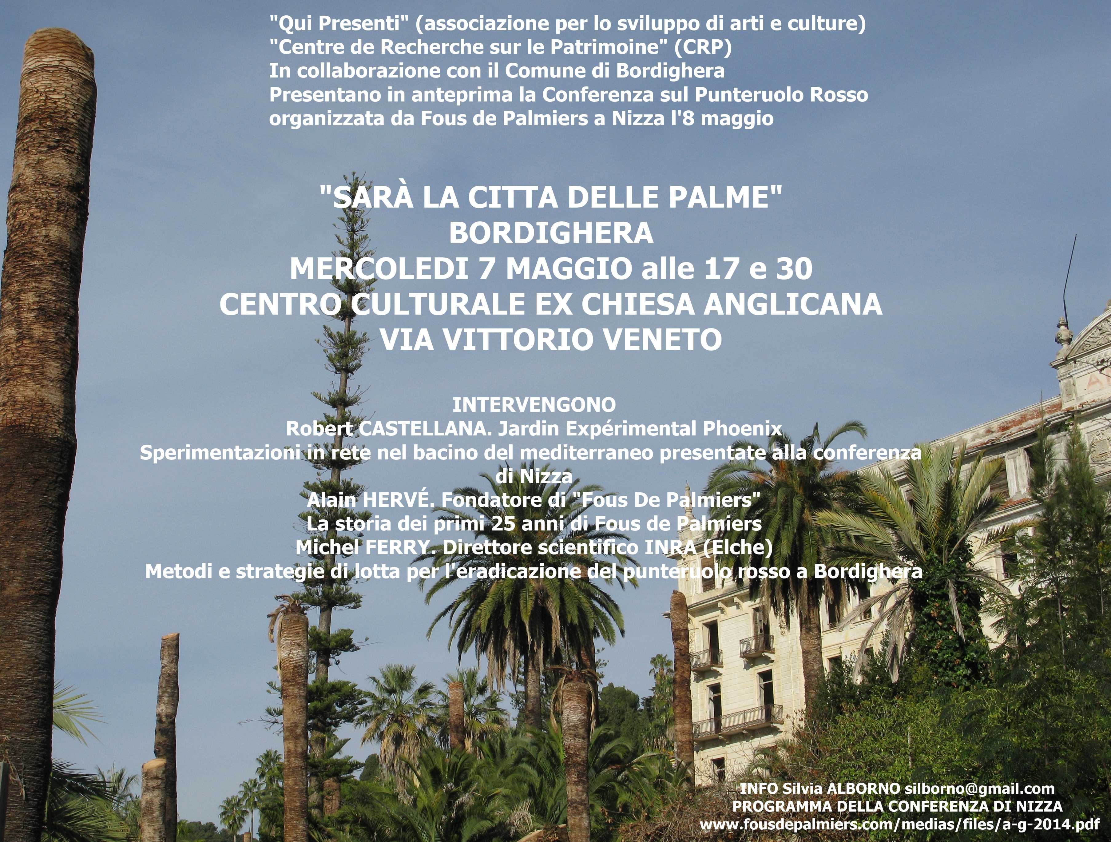 RPW conferenza Bordighera 2014 INVITO